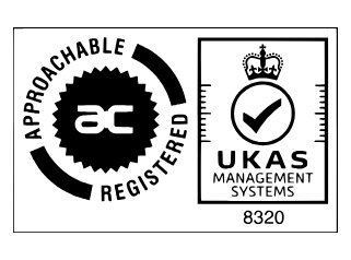 UKAS management systems, certificate 8320